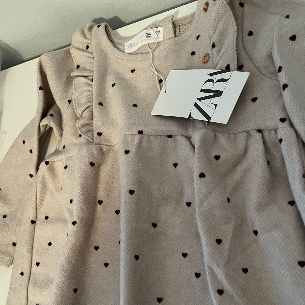 Zara Brand New w Tags soft dress 2-3 Toddler